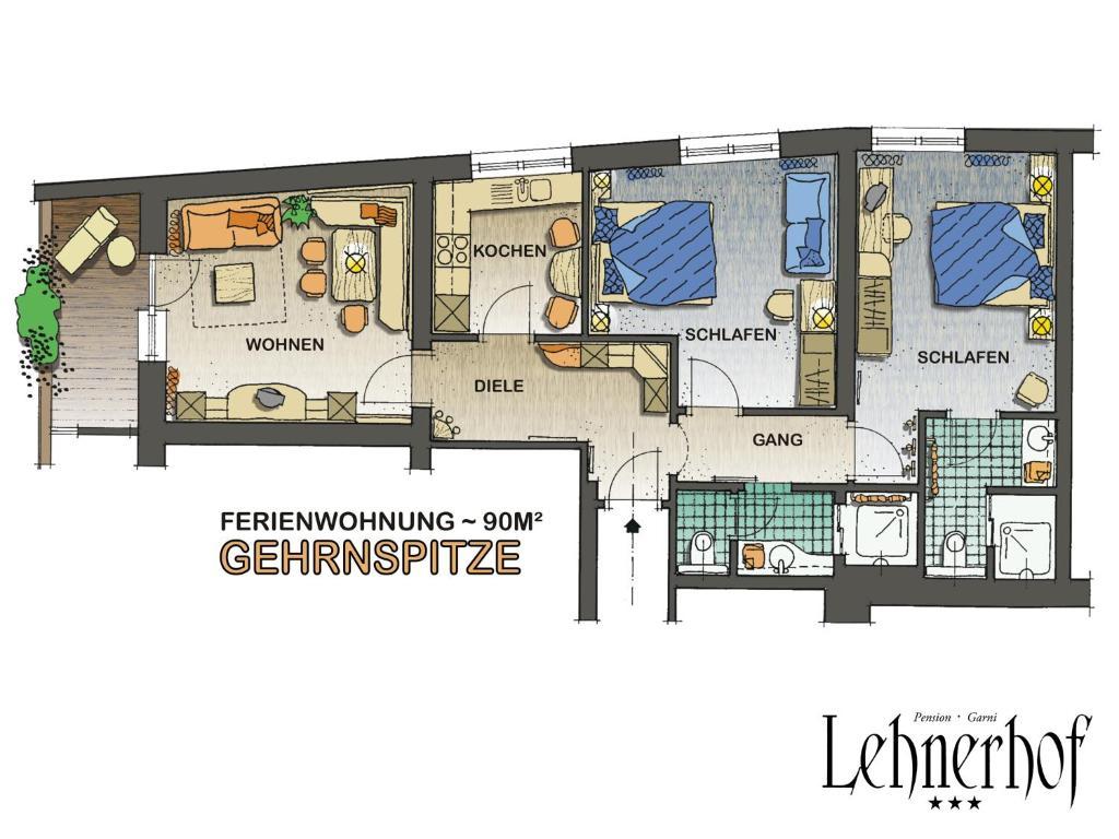 Pension Lehnerhof Лойташ Стая снимка