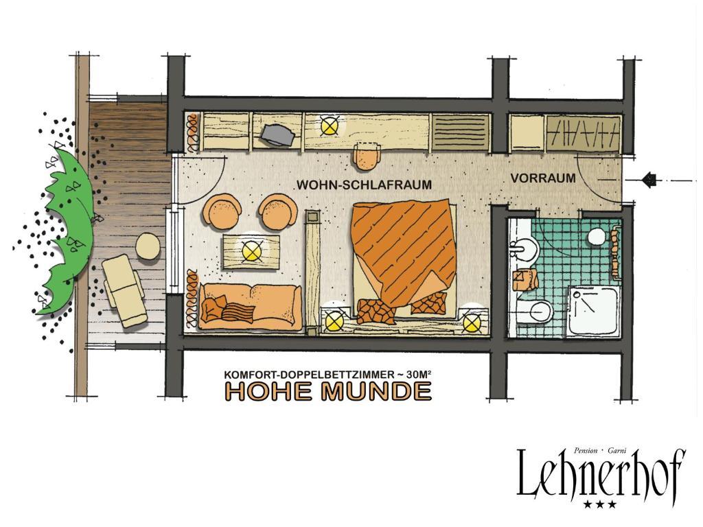 Pension Lehnerhof Лойташ Стая снимка
