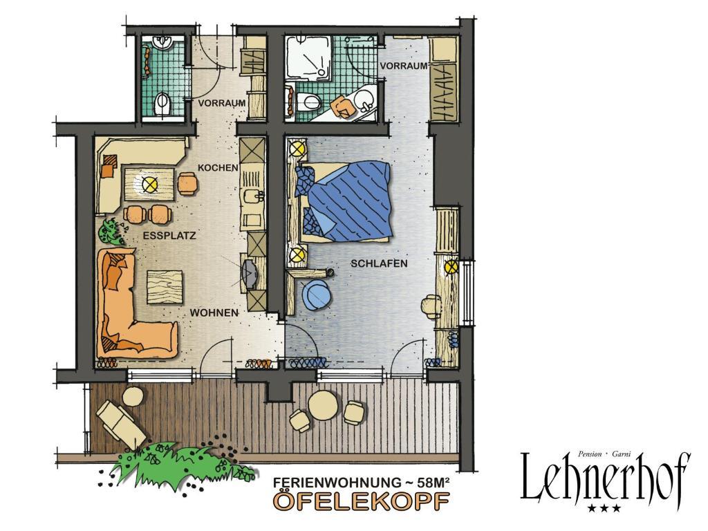 Pension Lehnerhof Лойташ Стая снимка